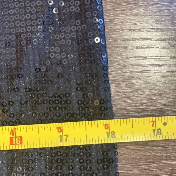 Womens Size 6 Cynthia Steffe Black Longsleeve Lace & Sequence Dress - Picture 6 of 10